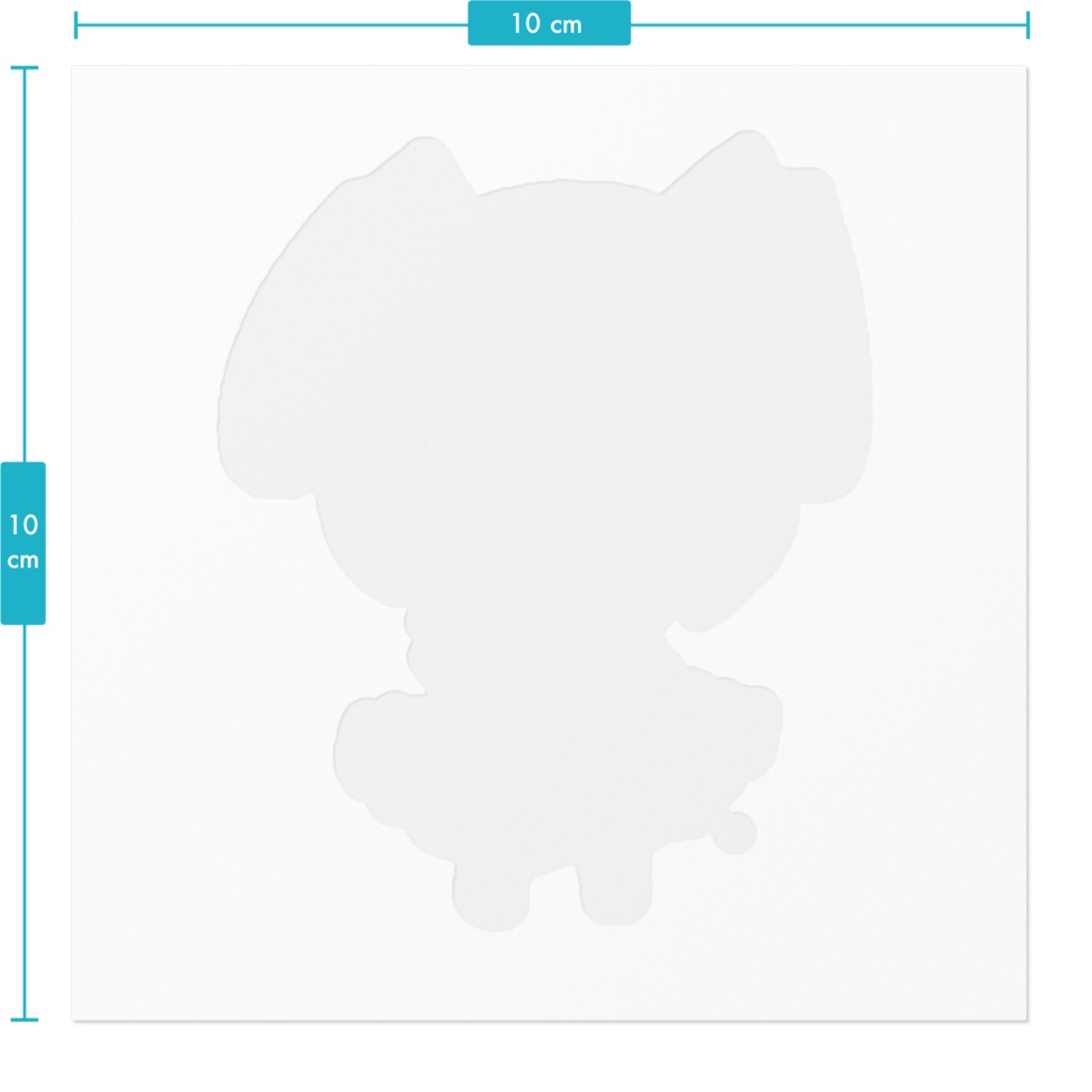 黒ウサギのHazukiちゃんステッカー
