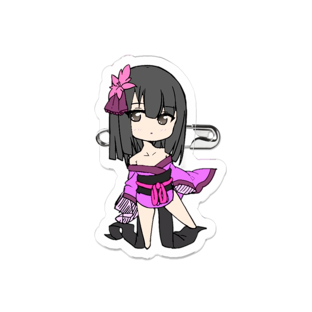夜紗姫ちゃんアクリルバッチ