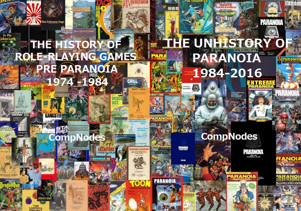パラノイア非史1984-2016 および パラノイアに至るRPG の歴史 1974-1984