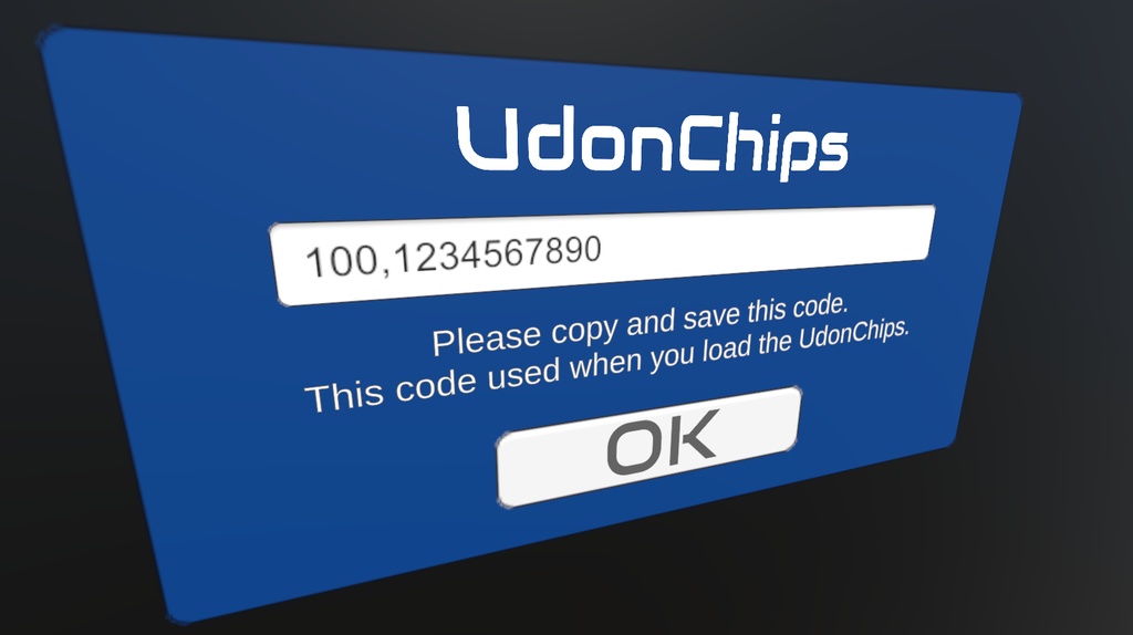 UdonChips SaveAndLoad【UdonChips】