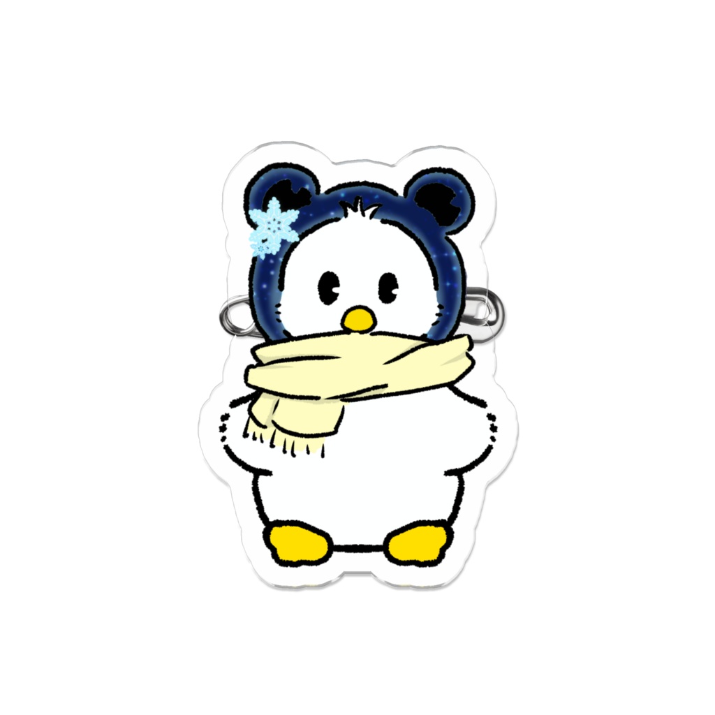 クアたま（冬）アクリルバッジ