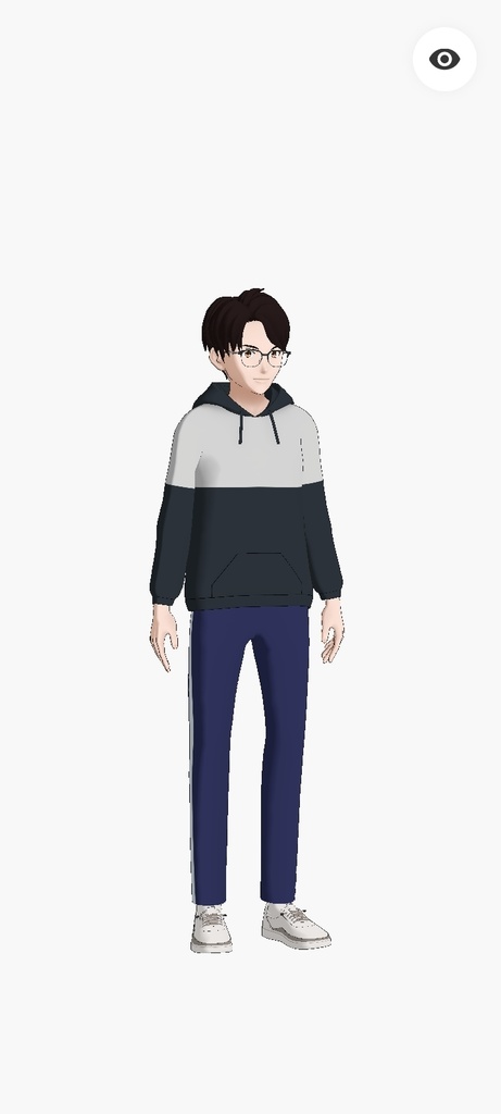 Casual Hoodie Guy - VRM Avatar for VRChat/VRM