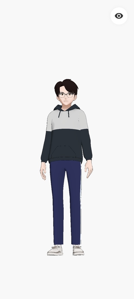 Casual Hoodie Guy - VRM Avatar for VRChat/VRM