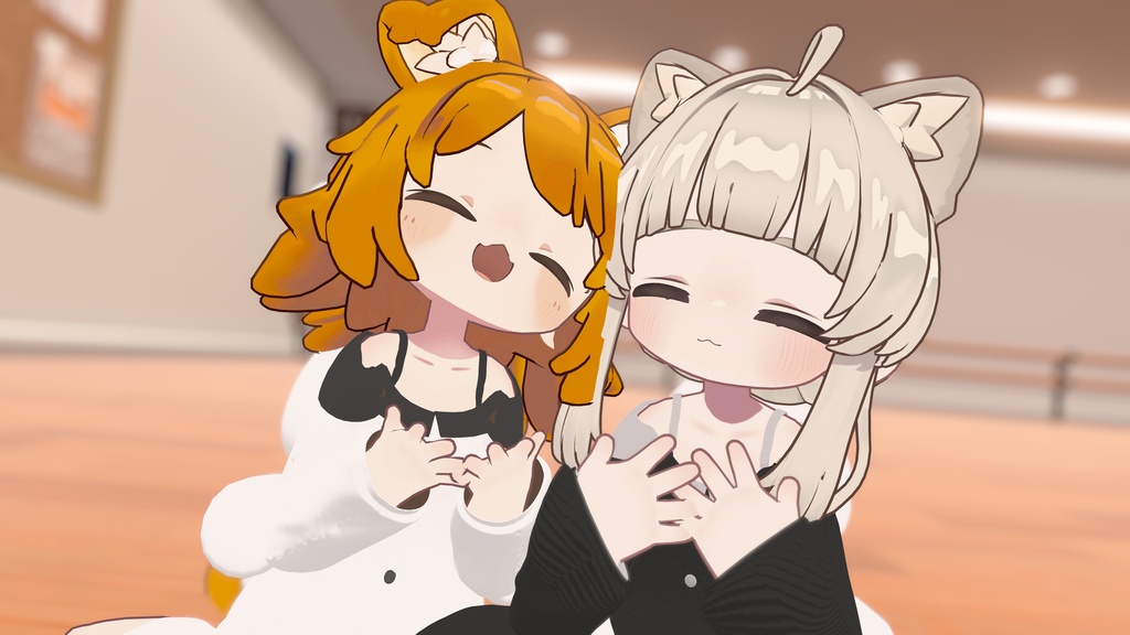 💤ぶいすいうさぎ - ふわもこパジャマ(抱きつきうさぎぬいぐるみ付き)