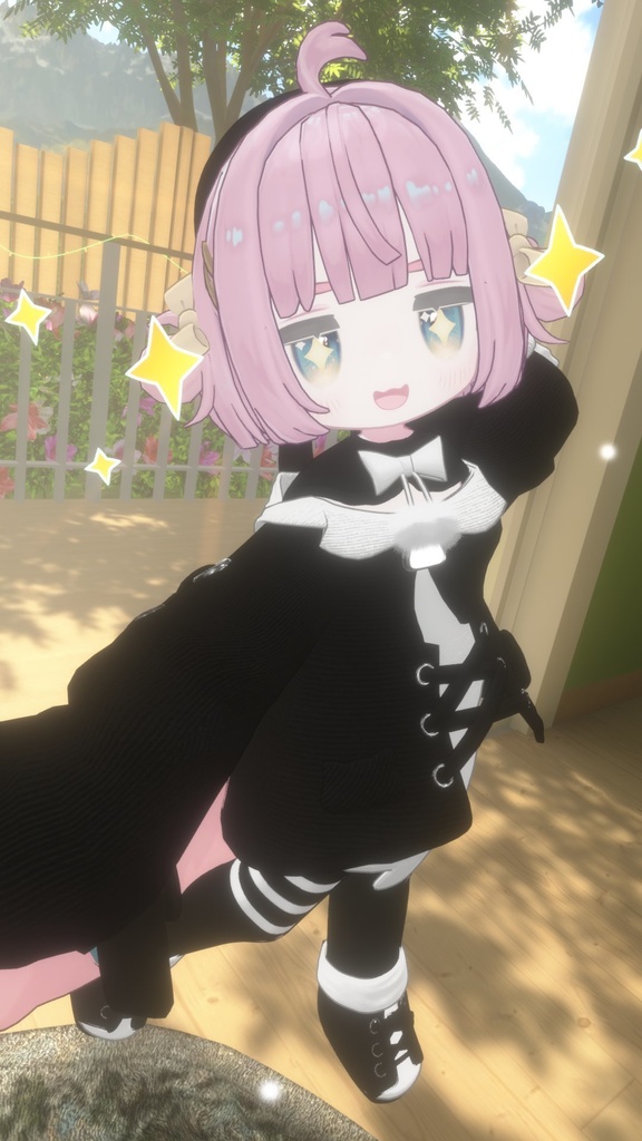 🧸くまさんぽ - ゆるっとふわふわリボンコート(S/Lサイズ対応)