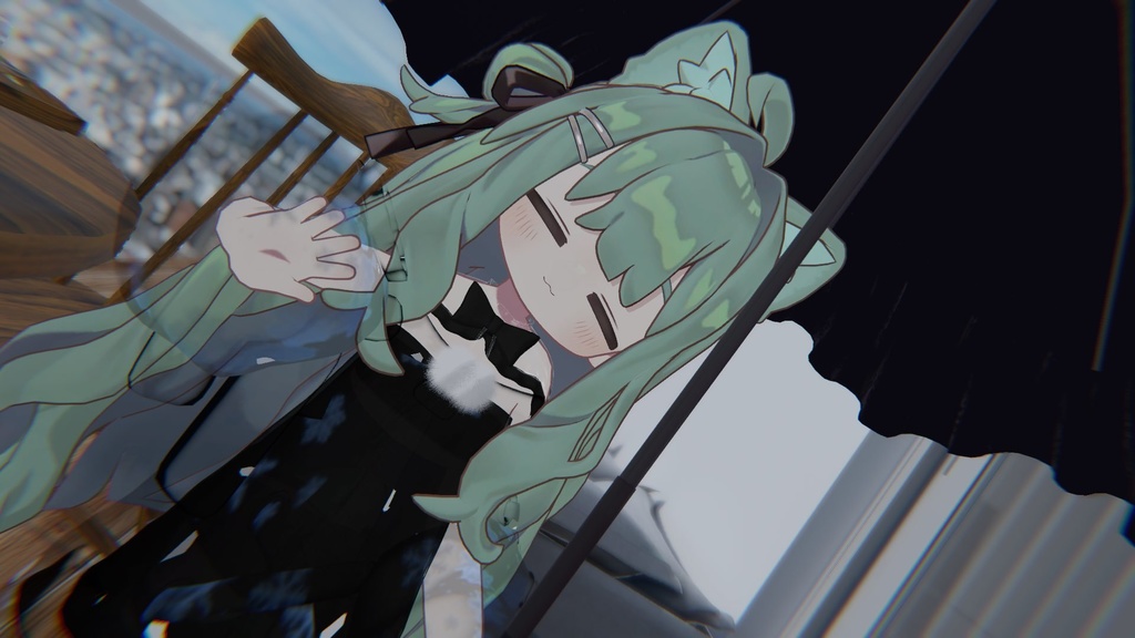 🧸くまさんぽ - ゆるっとふわふわリボンコート(S/Lサイズ対応)