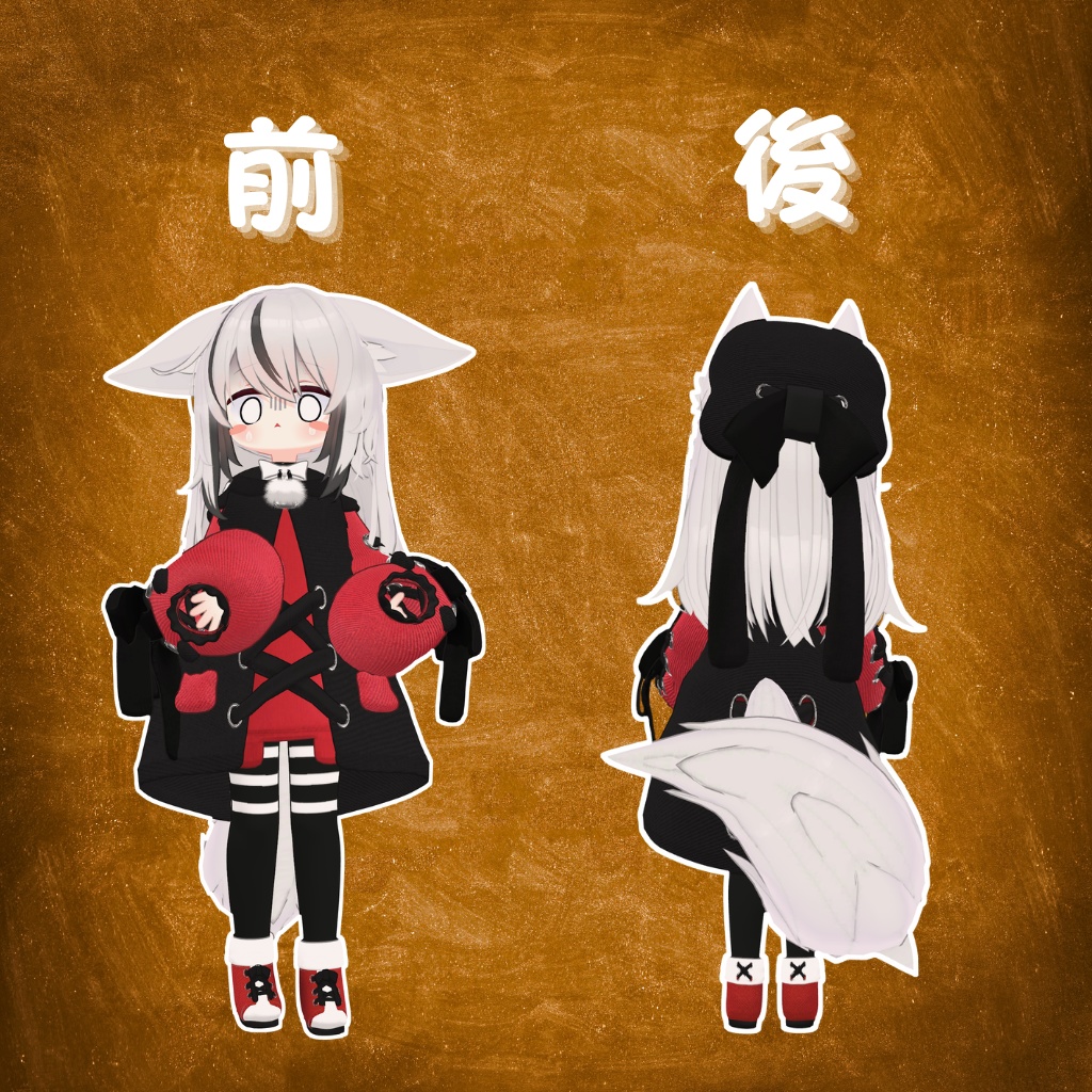 🧸くまさんぽ - ゆるっとふわふわリボンコート(S/Lサイズ対応)