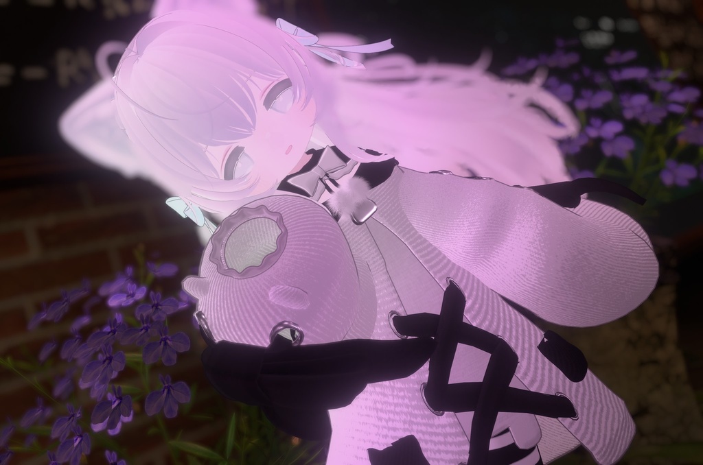 🧸くまさんぽ - ゆるっとふわふわリボンコート(S/Lサイズ対応)