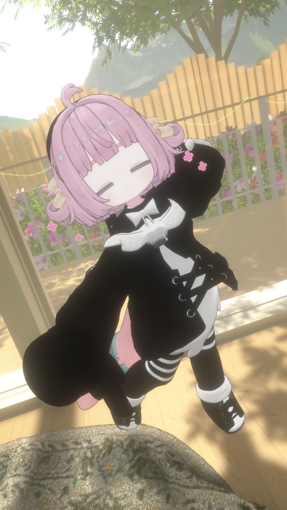 🧸くまさんぽ - ゆるっとふわふわリボンコート(S/Lサイズ対応)