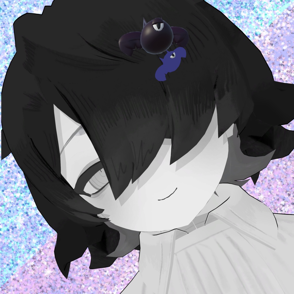 単眼コウモリアクセサリー 【はぴなん】