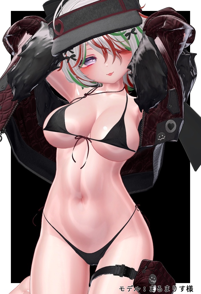 【VRC想定】リングライトマットキャップ【Liltoon対応】