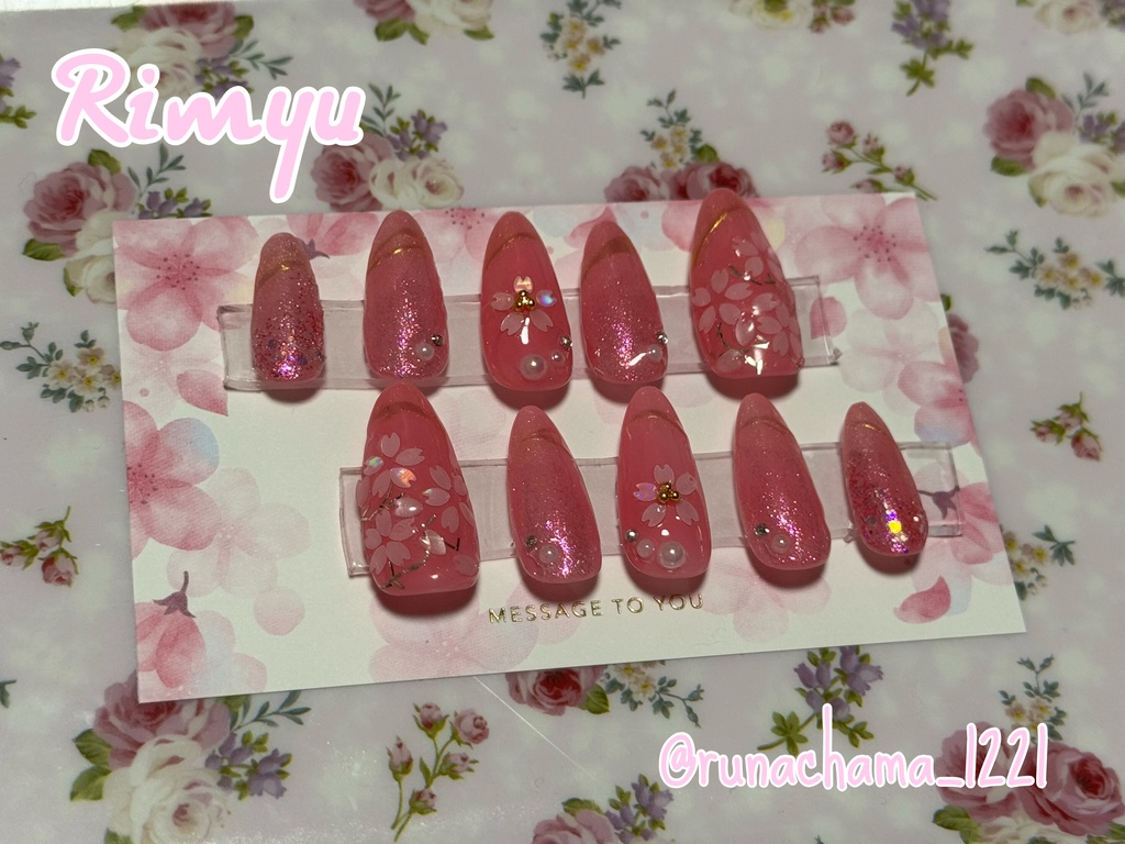 桜ネイルチップ