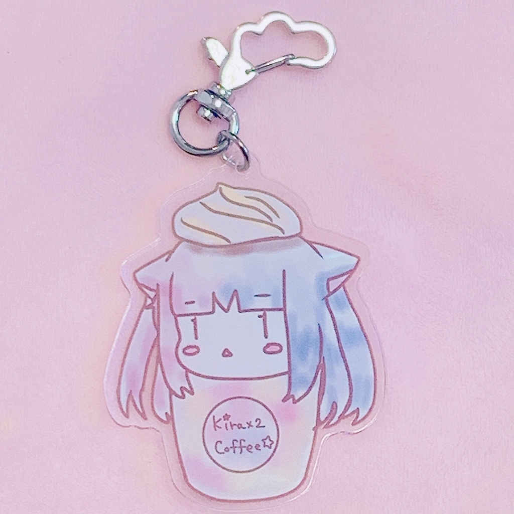 キラキラフラペチーノアクキー