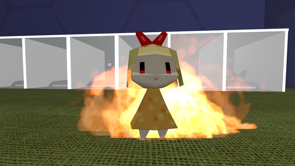 【VRChat向けアバター】256えびふらいちゃん!【quest対応】