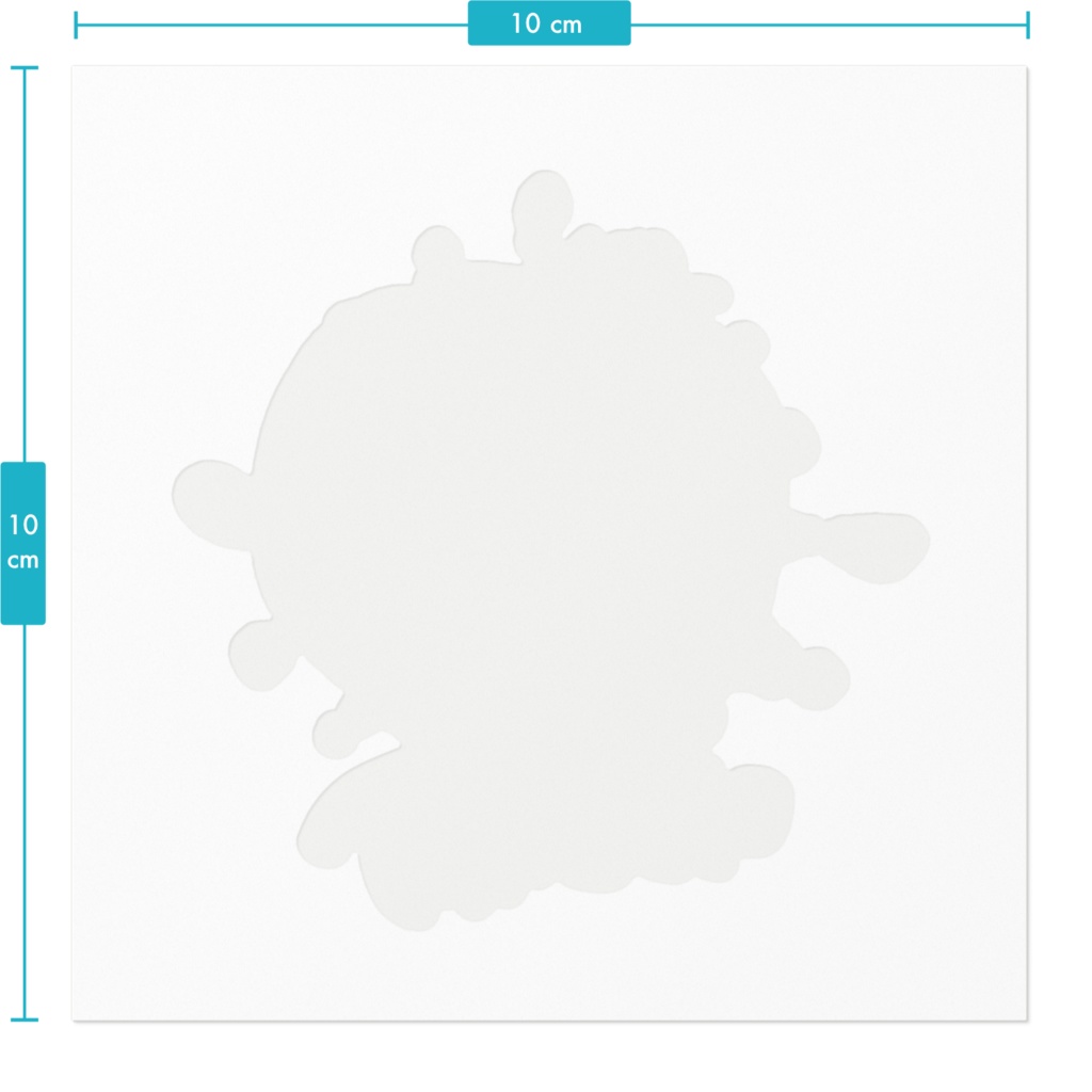 トマトさんのステッカー(ホワイト)