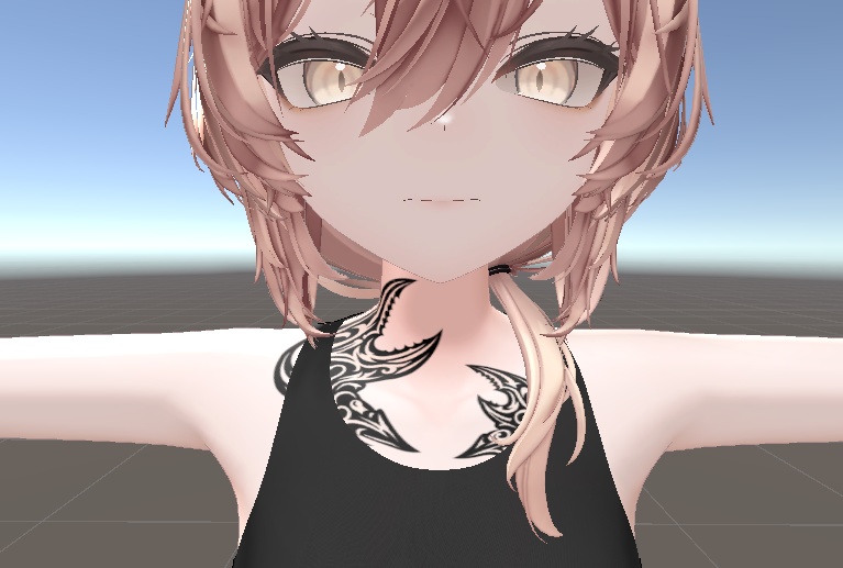 ワンポイントタトゥー カニのはさみ【真央-mao-対応】