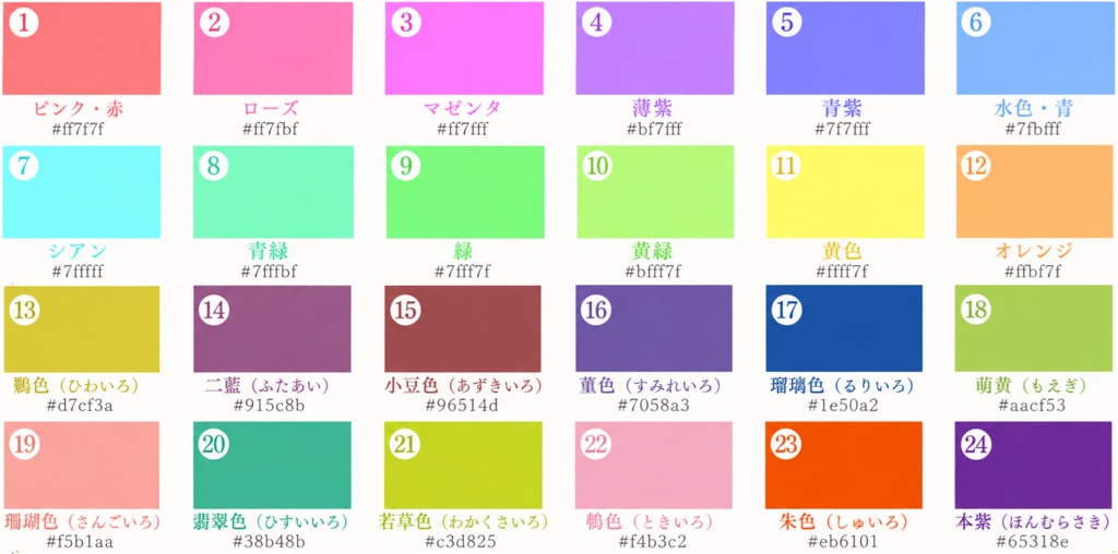 【真央専用】ひかえめショートへアメッシュ テクスチャ 24色
