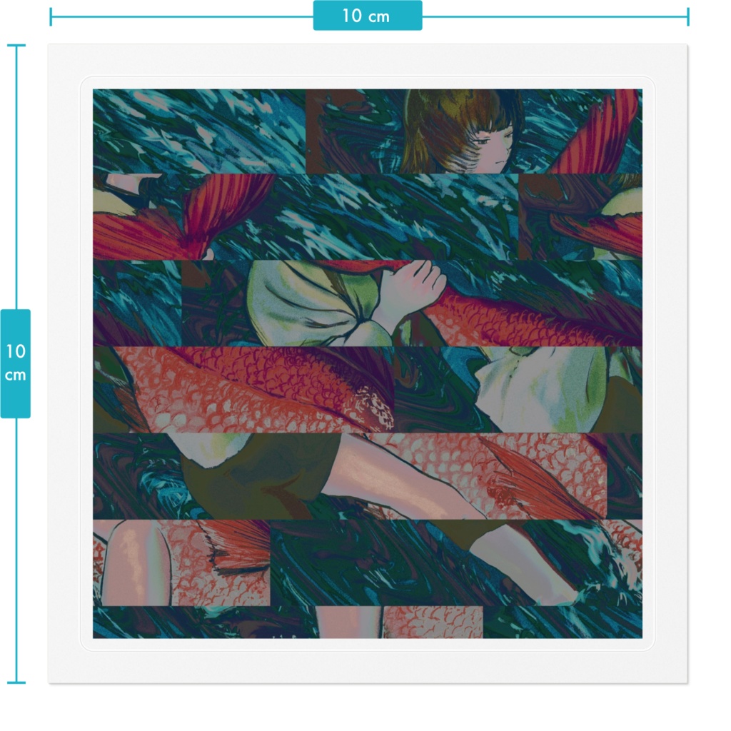 鯛(バグ)ステッカー