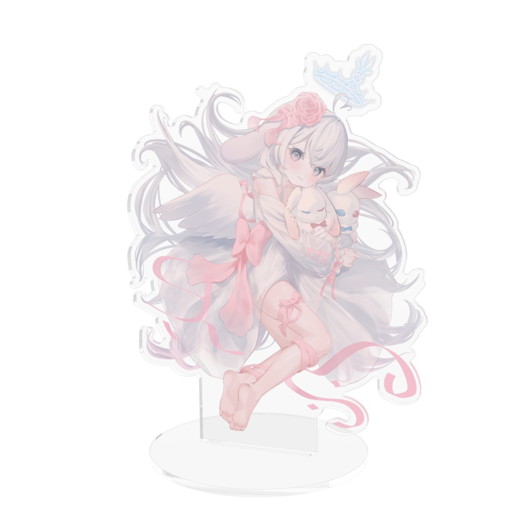 真白兎羽 ネグリジェBIGアクリルスタンド