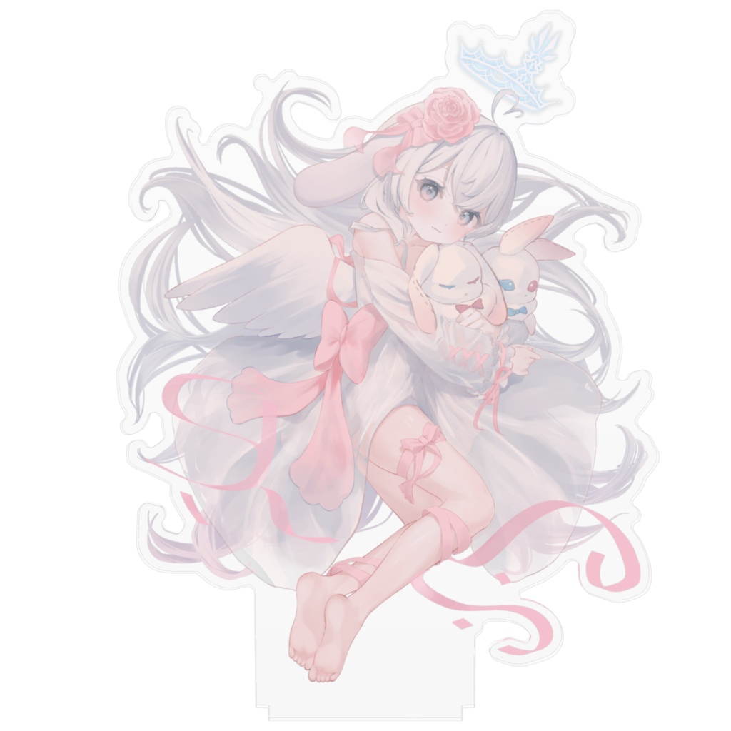 真白兎羽 ネグリジェBIGアクリルスタンド
