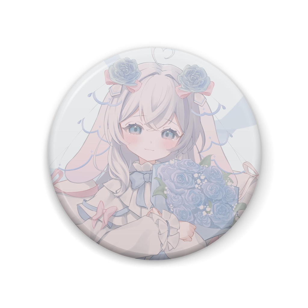 真白兎羽 缶バッジ