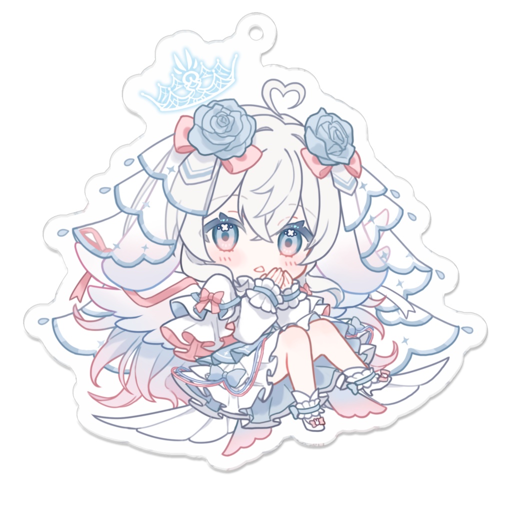 真白兎羽 アクリルキーホルダー