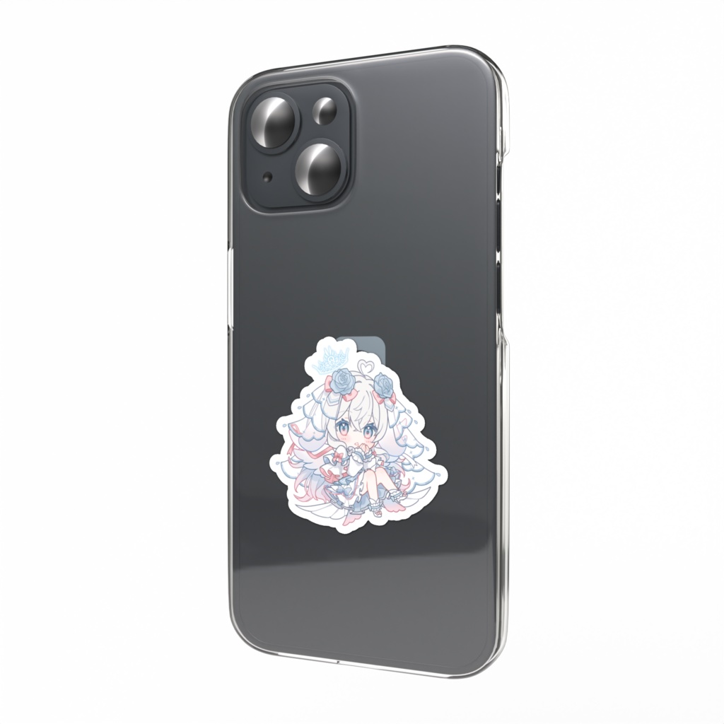 真白兎羽と一緒ステッカー