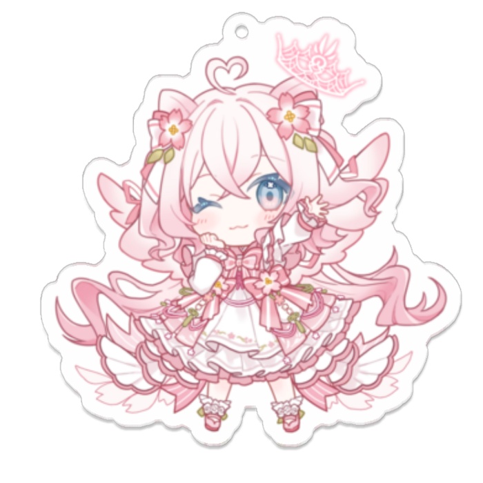 真白兎羽birthdayグッズ アクリルキーホルダー