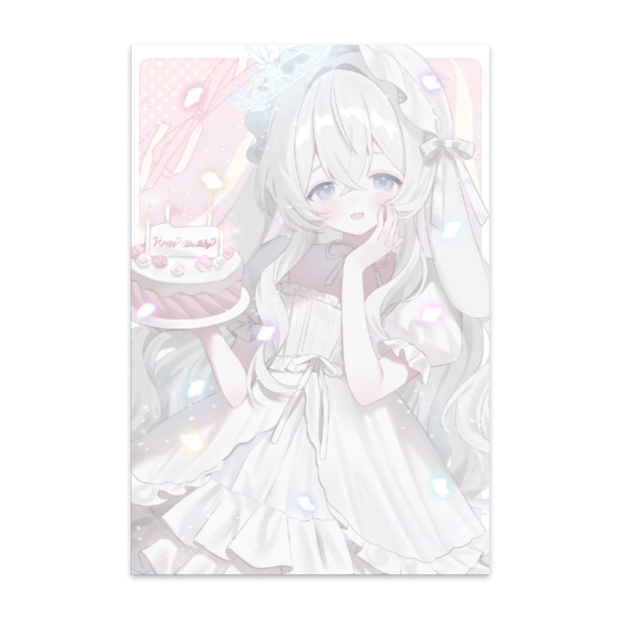 真白兎羽birthdayグッズ ポストカード2枚セット