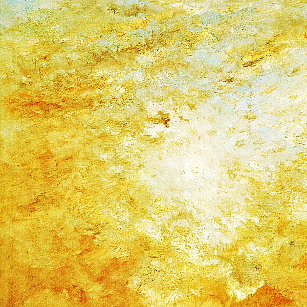 海の上に日没 A4