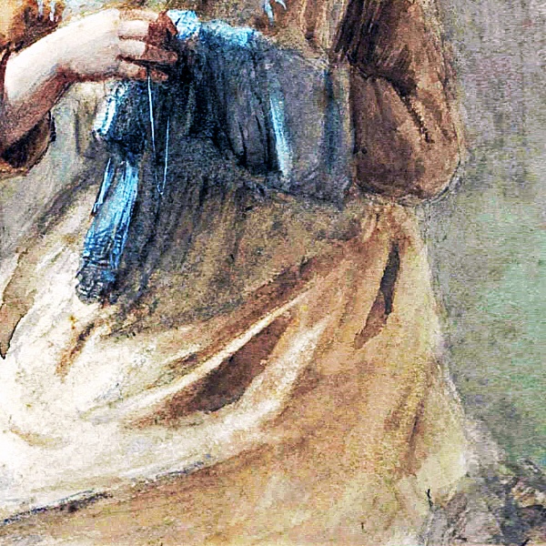 小さな仕立て屋の少女 A4