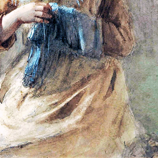 小さな仕立て屋の少女 A4