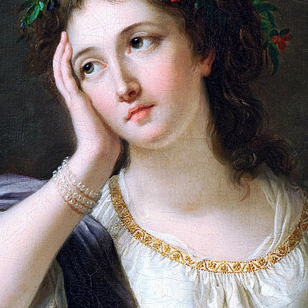 インテリアアート 読書にふける女性 上品 エレガント クラシック|デジタル・印刷対応