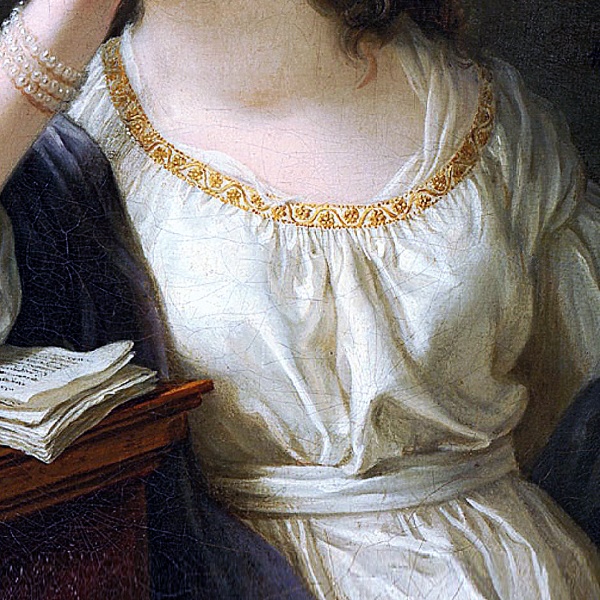 インテリアアート 読書にふける女性 上品 エレガント クラシック|デジタル・印刷対応