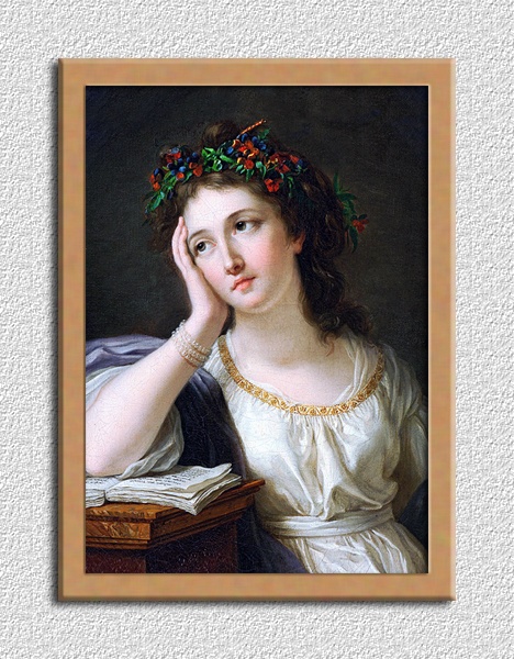 インテリアアート 読書にふける女性 上品 エレガント クラシック|デジタル・印刷対応
