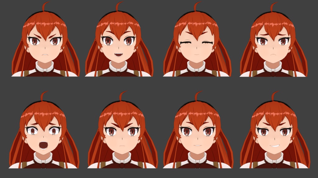 Eris Greyrat Rigged Model Mushoku Tensei - エリス・グレイラット リギッドモデル 無職転生