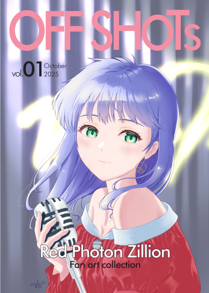 OFF SHOTS　赤い光弾ジリオンイラスト集