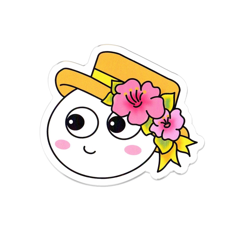 ムーンジュニア (花帽子)バッチ