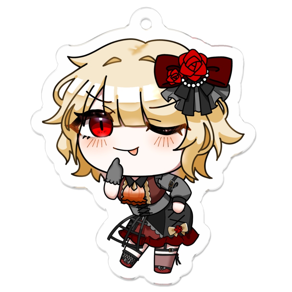 赤薔薇ちゃんミニキャラアクキー