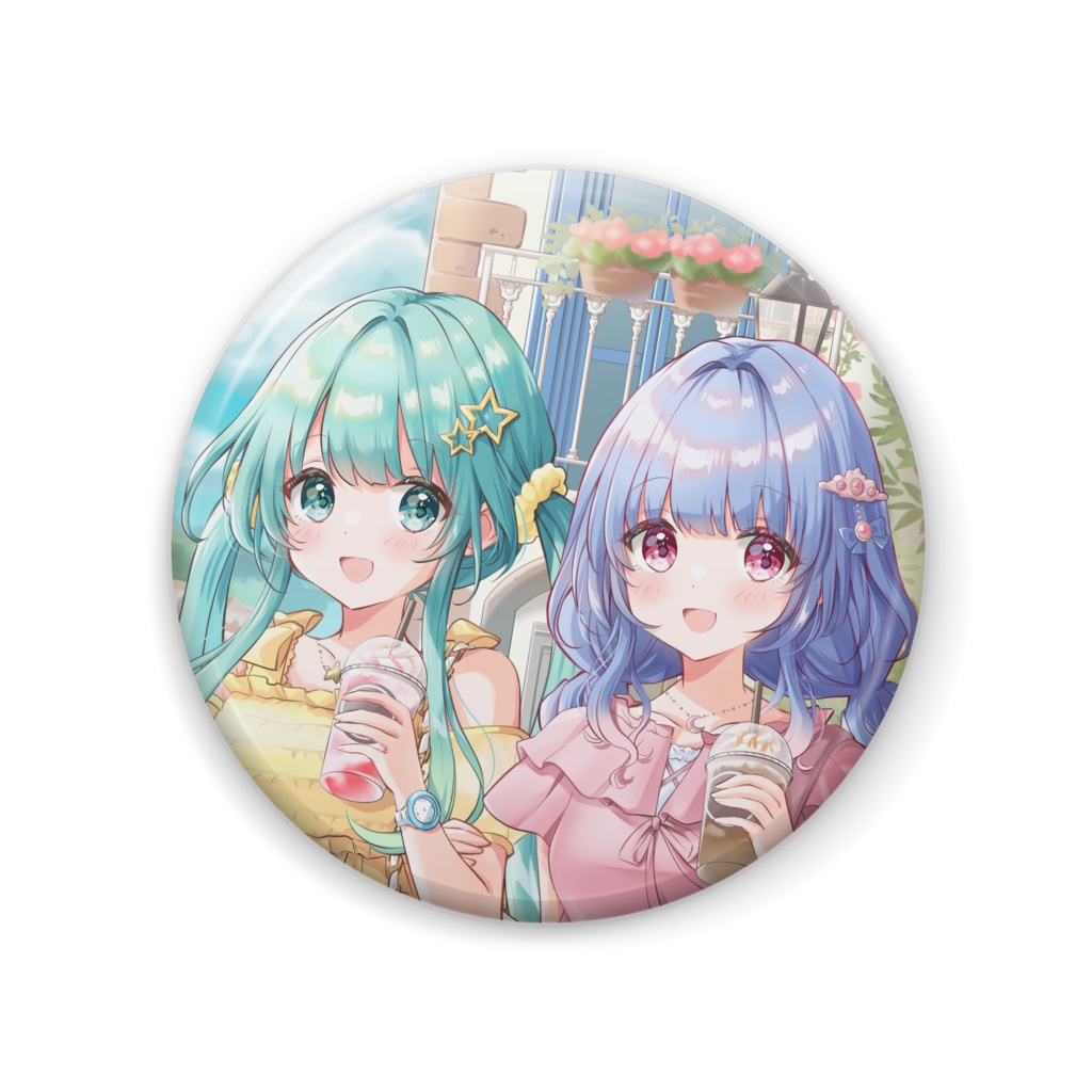 Rainbow☆Castle 缶バッジ 【2人柄】