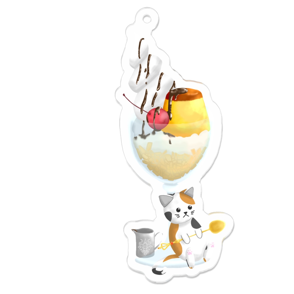 ぷりんあらもーど。with三毛猫