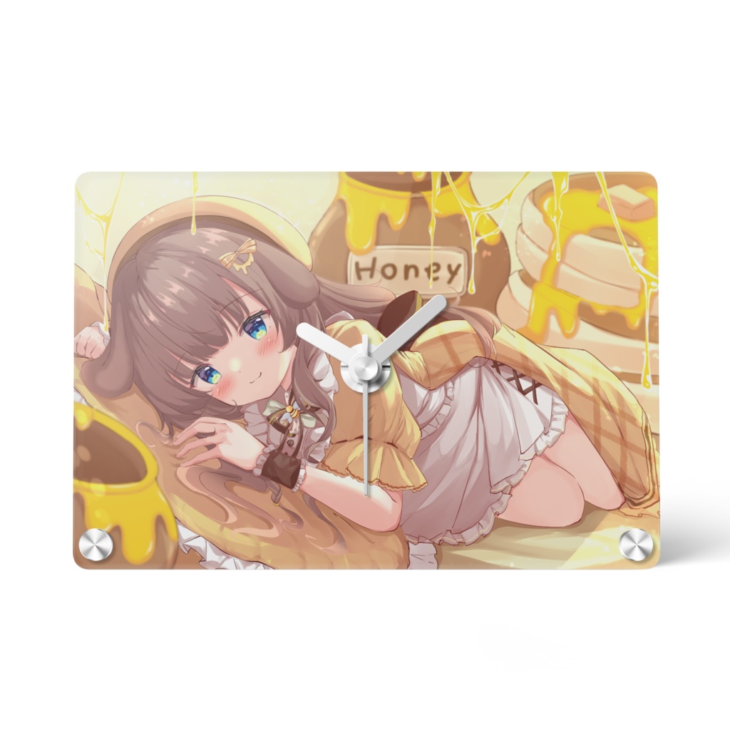 【お誕生日記念2022】月館るちか アクリル時計(148x100mm)