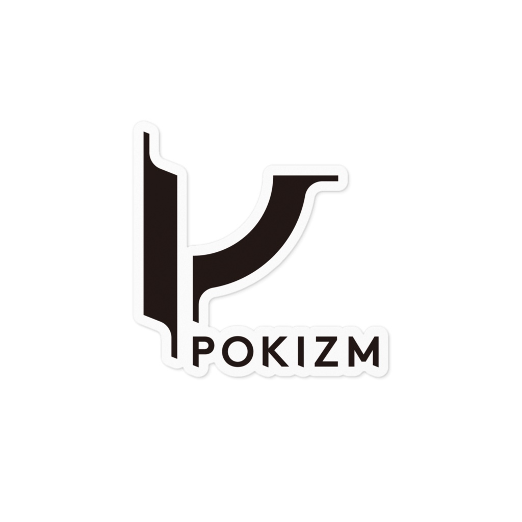 「POKIZM」ロゴステッカー