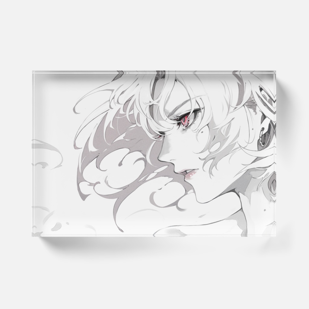 「WHITE」アクリルブロック