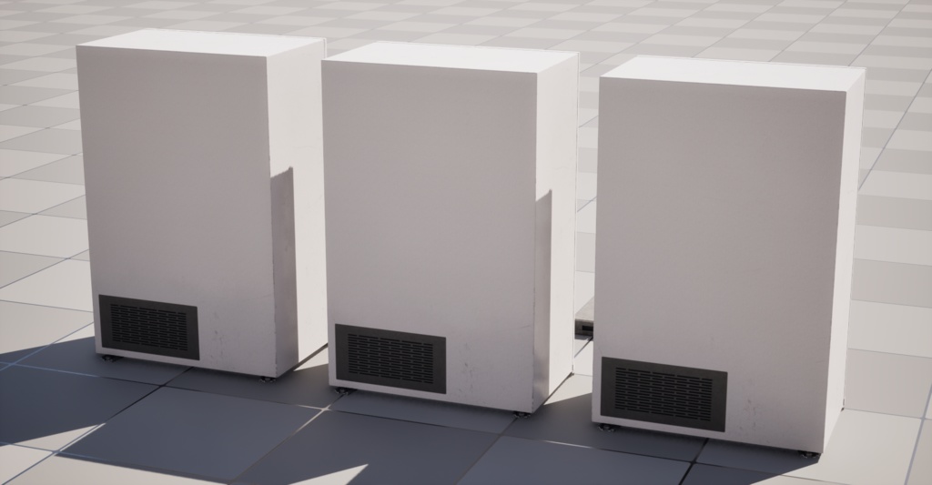 【3Dモデル】自動販売機モデルパック