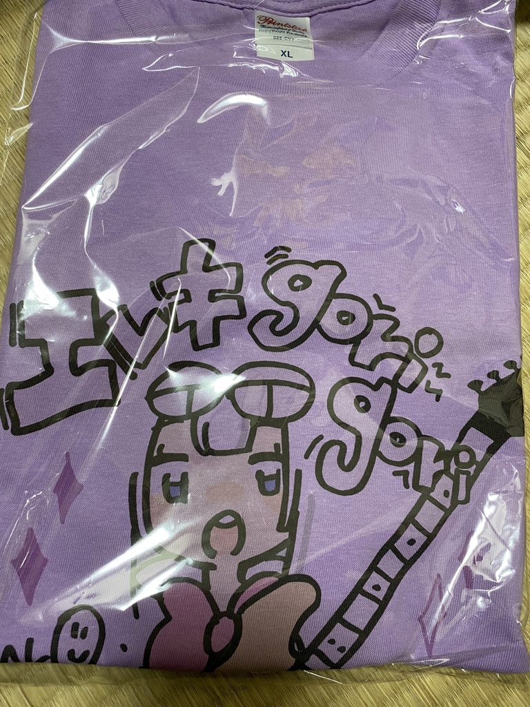 パープルTシャツ(XL)