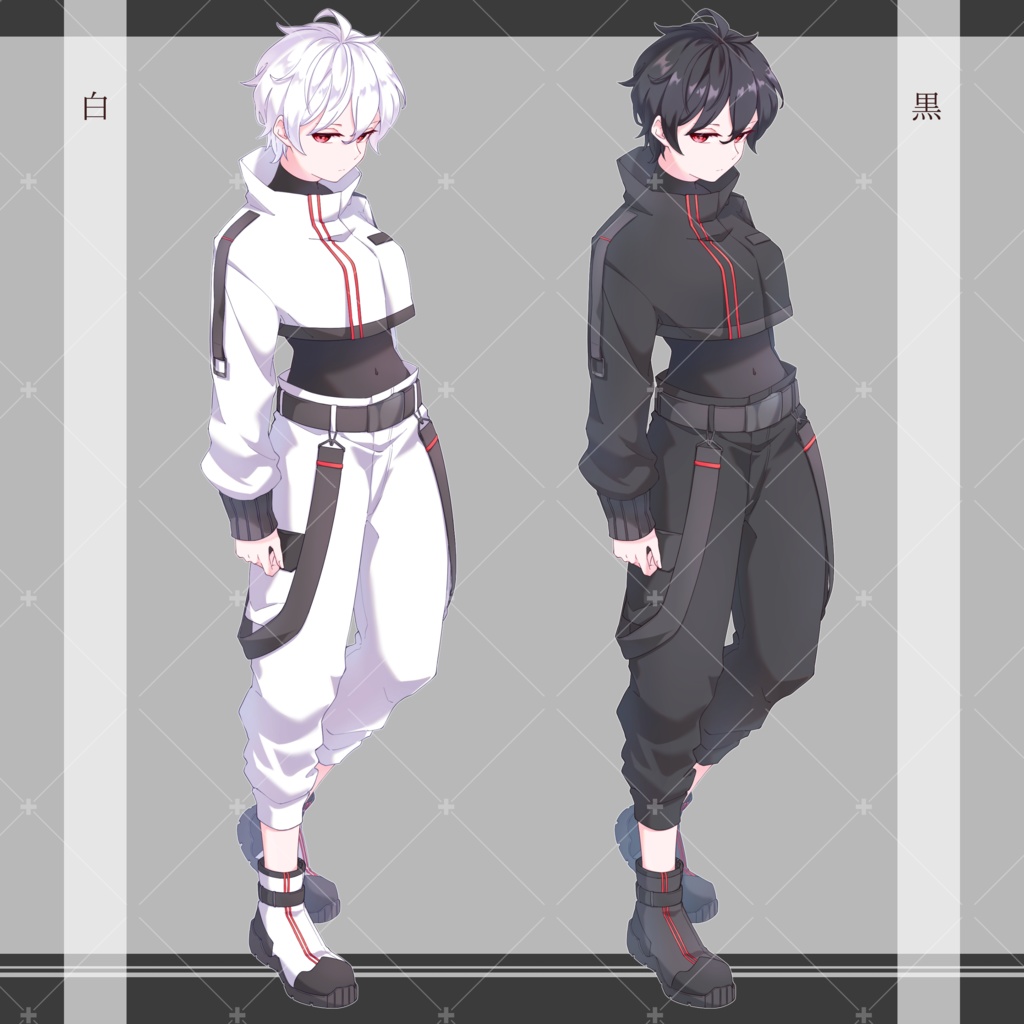 立ち絵素材04(サイバーパンク)