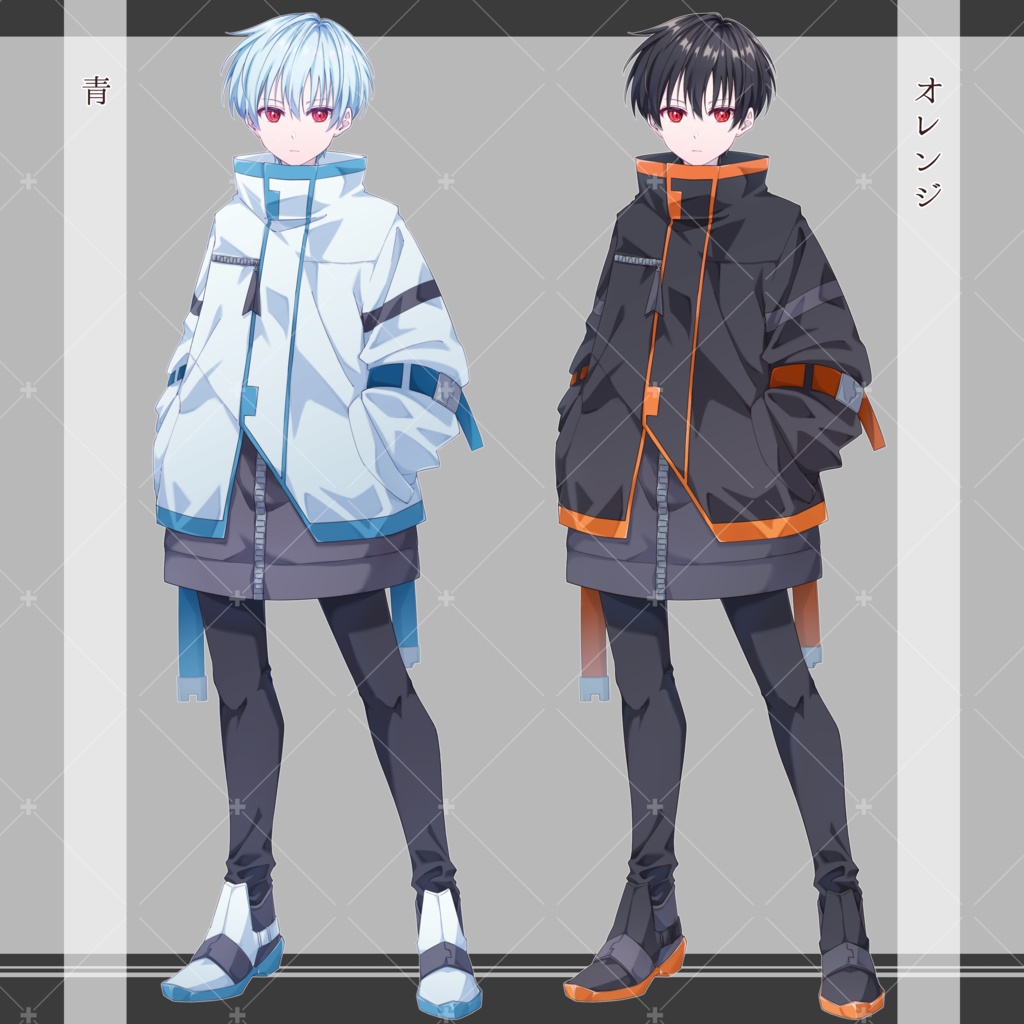 立ち絵素材09(サイバーパンク)