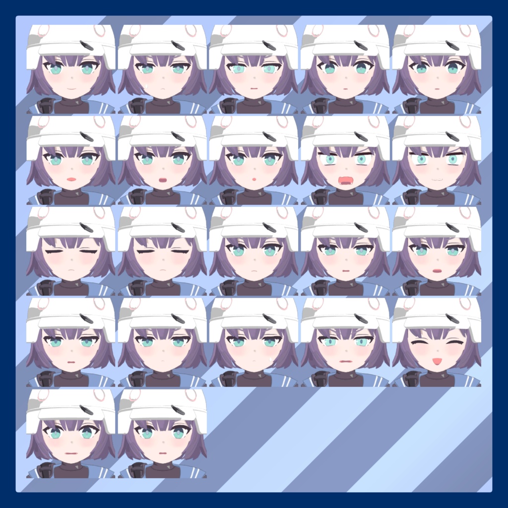 空井サキ【VRchat向け3Dモデル】