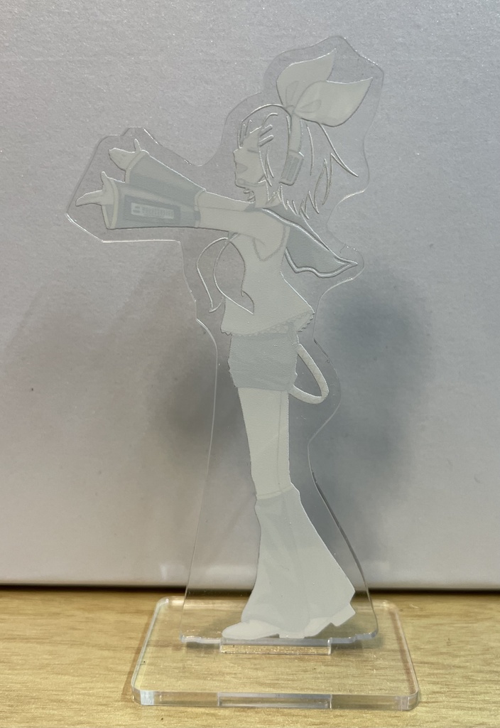 【#CRYP透ズ】透けるアクリルスタンド クリプトンズ